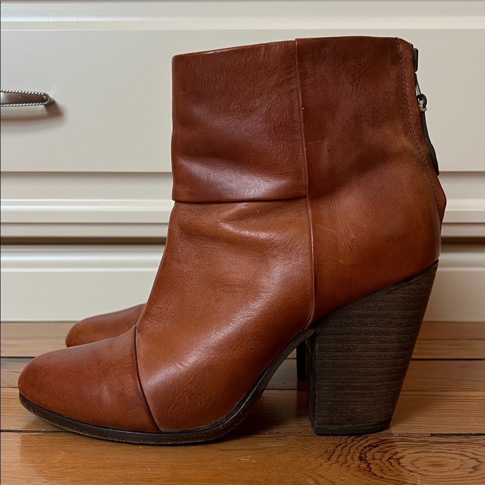 rag & bone Leather Heeled Boots